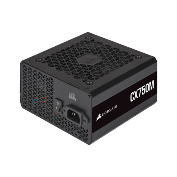 corsair cx-m 750w atx semi-modular power supply side view
