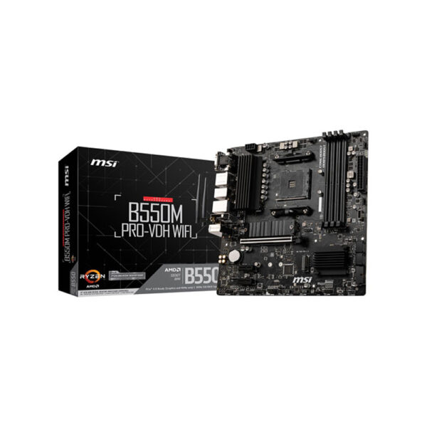 MSI B550M PRO-VDH WIFI micro-ATX motherboard with box