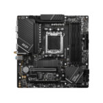 MSI B650M-a WIFI micro-ATX motherboard up view