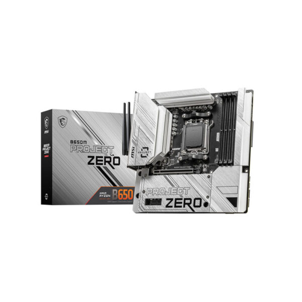MSI B650M project zero motherboard with box