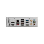 MSI B650M project zero motherboard ports view