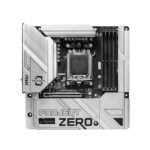 MSI B650M project zero motherboard up view