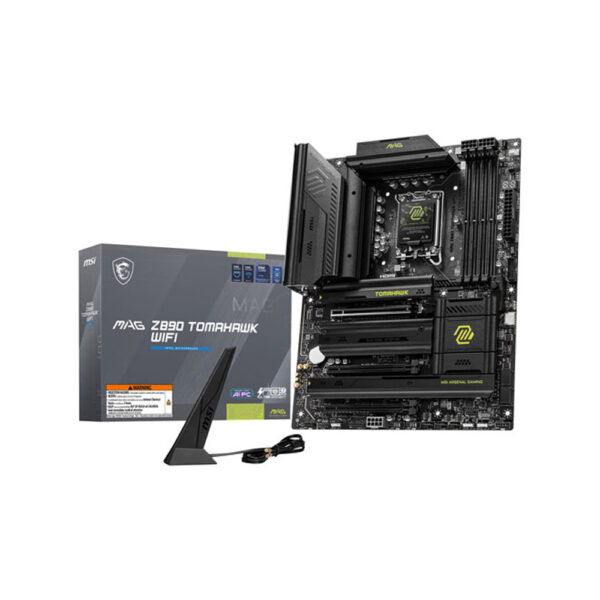 MSI MAG Z890 tomahawk Wi-Fi motherboard box and wireless