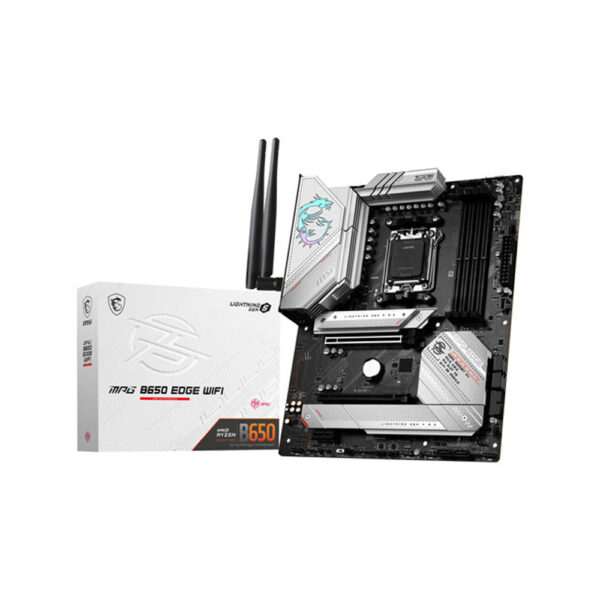 MSI MPG B650 edge Wi-Fi motherboard with box