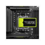 MSI MPG X870 tomahawk Wi-Fi motherboard up view