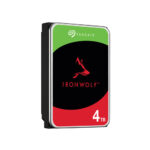 Seagate IronWolf 4TB 3.5 inch SATA desktop internal hard drive left side view