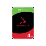 Seagate IronWolf 4TB 3.5 inch SATA desktop internal hard drive front view