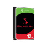 Seagate IronWolf pro 12TB 3.5 inch SATA desktop internal hard drive left side view