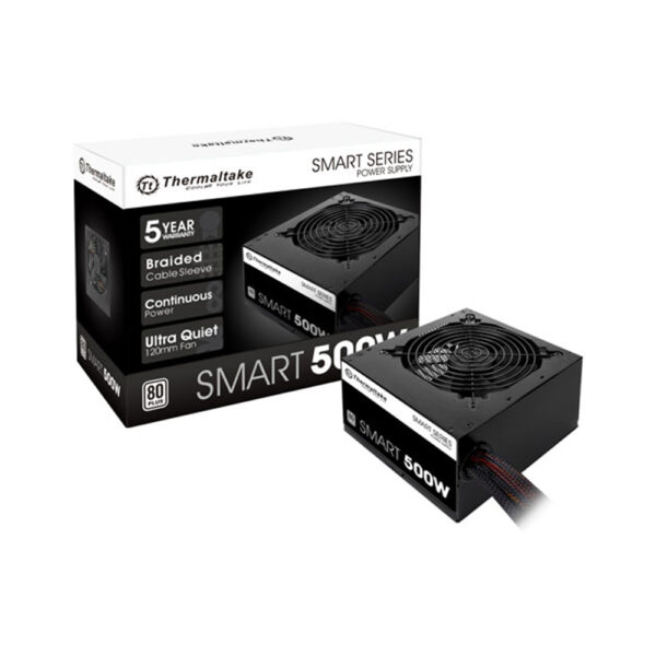 thermaltake smart 500w non-modular power supply with box
