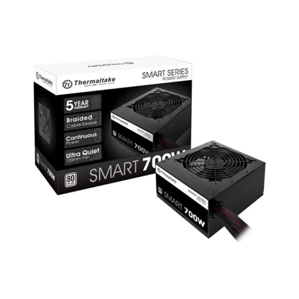 thermaltake smart 700w non-modular power supply with box