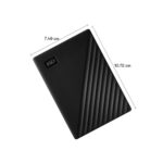 WD my passport 6tb USB-C external hard drive for Mac size