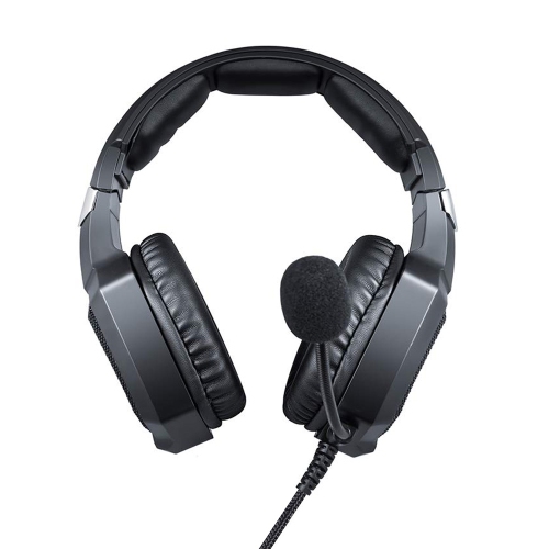 14472851_1 ONIKUMA K8 gaming headset showing adjustable headband and flexible boom microphone
