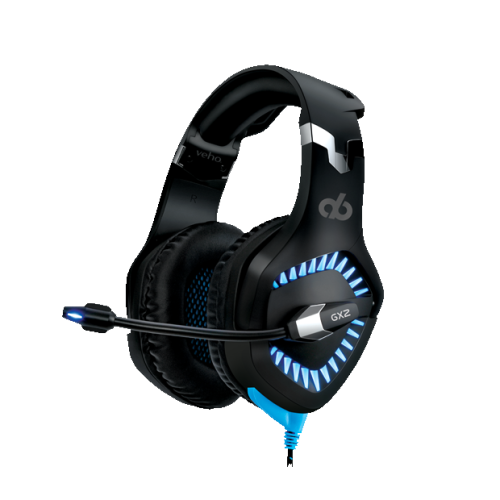 Black Veho Alpha Bravo GX-2 gaming headset with UBU 7.1 surround sound for immersive audio experiences;