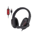 Ovleng Q7 USB Gaming Headset with Microphone and Super Bass for immersive audio. Supports Micro SD cards.