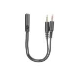 Close-up of Xtrike Me GH-890 gaming headset's flexible microphone and glowing LED backlit earcups