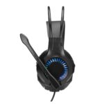 Ergonomic headband and plush earcups for comfort on the Xtrike Me GH-709 wired gaming headset