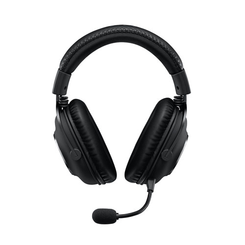Logitech PRO X black gaming headset with microphone, ideal for immersive gameplay