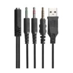 Marvo Pro stereo gaming headphones, wired design, showcasing vibrant red backlight on earcups, premium sound