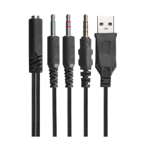 15285054_4 Marvo Pro stereo gaming headphones, wired design, showcasing vibrant red backlight on earcups, premium sound