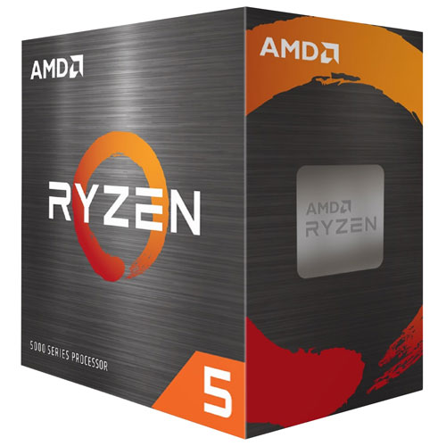 AMD Ryzen 5 5600X hexa-core 3.7GHz AM4 desktop processor retail box. High-performance CPU for gaming PCs.