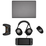 Corsair HS65 Surround headset with its lightweight, comfortable design for long gaming sessions