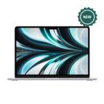 Silver 2022 Apple MacBook Air 13.6-inch laptop with M2 chip, 512GB SSD, 8GB RAM, and Touch ID