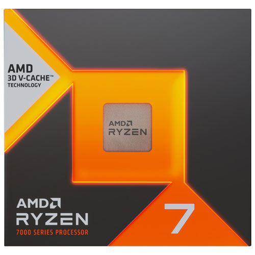 16694883_2 Retail packaging for AMD Ryzen 7 7800X3D 8-core 4.2GHz AM5 processor, feature highlights