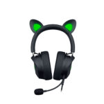 Close-up of Razer Kitty V2 Pro gaming headset's detachable boom microphone