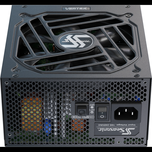 17077234_4 High-performance Seasonic Vertex GX-1200 1200W 80 Gold modular PSU ready for PCIe v5.0 systems.