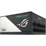 Front view of the ASUS ROG Loki 750W SFX-L PSU, designed for gaming rigs