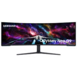 Samsung 57" Odyssey Neo G9 8K Ultra HD 240Hz 1ms curved gaming monitor LS57CG952NNXZA front view