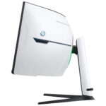 Samsung 57" 8K Ultra HD 240Hz curved gaming monitor integrated into a high-performance PC gaming setup