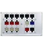 High-performance 850W Alienware Aurora power supply unit, showcasing cooling fan and exhaust port.