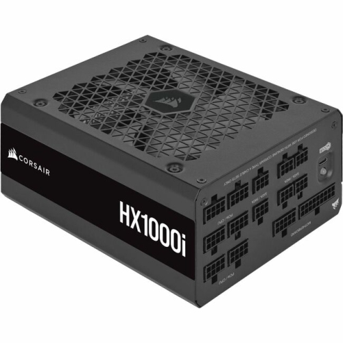 17232386 Corsair HX1000i 1000W Platinum ATX fully modular power supply (CP-9020259-NA) for quiet PC performance