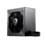 MSI MAG A650BN non-modular 650W PSU showcasing included power cables for PC