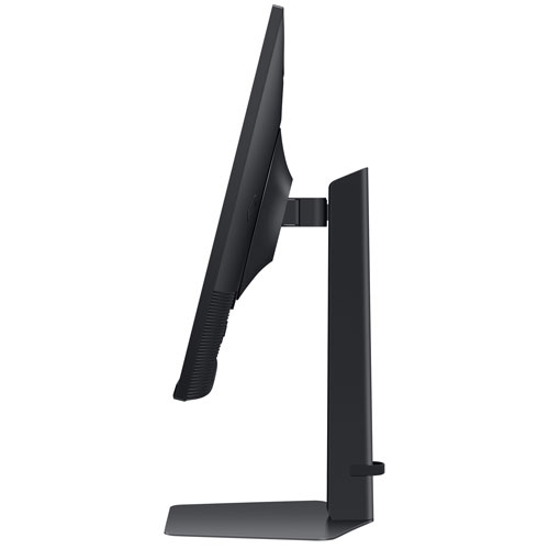 17822310_6 Close-up on the narrow bezels of the black Samsung Odyssey G5 27-inch IPS WQHD gaming monitor