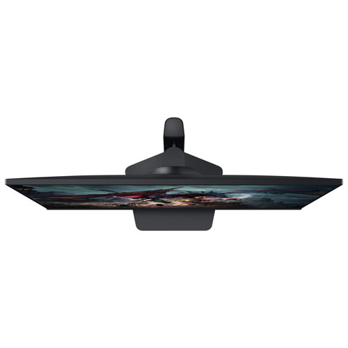 17822310_9 Inputs and power port on the black Samsung Odyssey G5 gaming monitor LS27DG500ENXZA