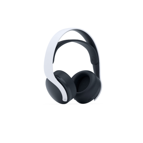 Brand new PlayStation Pulse 3D wireless gaming headset for PS5, white, front view