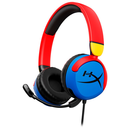 HyperX Cloud Mini over-ear multi-color sound isolating headphones, front view