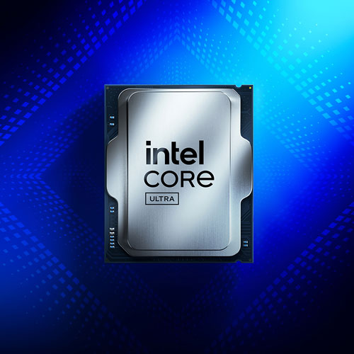 18479019_5 Retail box of the Intel Core Ultra 9 285K processor. 24-core, 4.6GHz CPU for extreme performance.