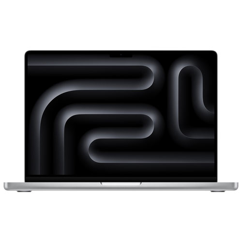 Apple MacBook Pro 14.2-inch (Fall 2024) in silver, elegant design.