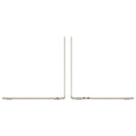 Detailed view of the English keyboard and Touch ID on the Apple MacBook Air 15.3-inch M3.