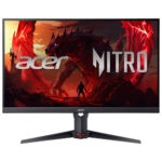 Acer 27" QHD 200Hz IPS LED gaming monitor XV270U X1, black design with slim bezels.