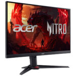 Acer XV270U X1 27-inch QHD gaming monitor showing the sleek black profile and adjustable stand.