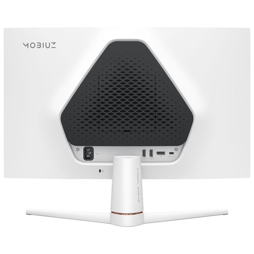 18933651_3 Back panel and ergonomic stand of the BenQ EX251 24.5" black FreeSync gaming monitor.