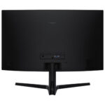 Vibrant VA LED panel of the black Samsung 32-inch FHD 100Hz 4ms GTG curved gaming monitor