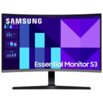 Samsung LS27D390GANXZA 27" FHD 100Hz 4ms curved VA LED gaming monitor, sleek black design