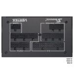 Seasonic Vertex1000G 80 Plus Gold 1000W ATX3.0 power supply showing included modular cables