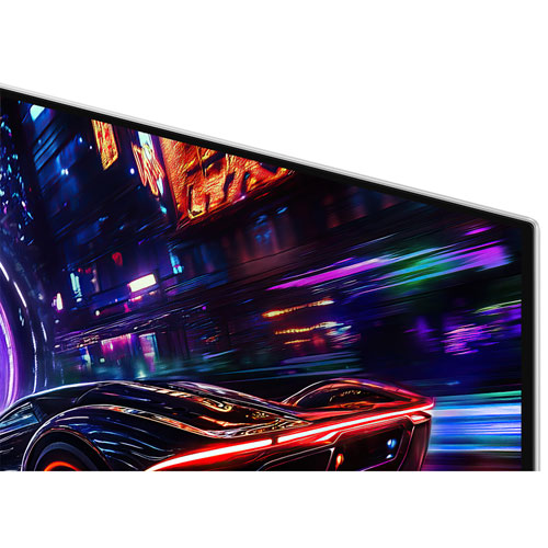 19189923_15 Bright screen of the Samsung Odyssey G8 4K 240Hz monitor showcasing game graphics