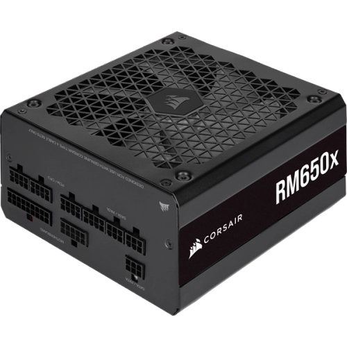 alt_text_1; Corsair RM650x 650W 80 Plus Gold certified full modular ATX power supply, RMX series 2021.